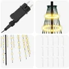 LED Kalėdų medis 235 cm 500 LED Šilta balta Geležis Juoda