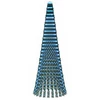 LED Kalėdų medis 270 cm 648 LED Mėlyna Plienas Žalia