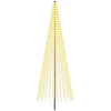 LED Kalėdų medis 385 cm 1148 LED Šilta balta Geležis Juoda