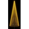 LED Kalėdų medis 385 cm 1148 LED Šilta balta Geležis Juoda