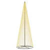 LED Kalėdų medis 385 cm 1148 LED Šilta balta Geležis Juoda