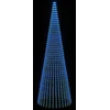 LED Kalėdų medis 470 cm 1504 LED Mėlyna Plienas Žalia