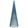 LED Kalėdų medis 470 cm 1504 LED Mėlyna Plienas Žalia