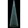 LED Kalėdų medis 470 cm 1504 LED Šalta balta Plienas Žalia