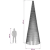 LED Kalėdų medis 470 cm 1504 LED Šalta balta Plienas Žalia