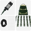 LED Kalėdų medis 470 cm 1504 LED Šilta balta Plienas Žalia