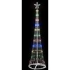 LED Kalėdų medis Įvairiaspalvis 51 x 51 x 190 cm metalas