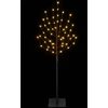LED Kalėdų medis Juoda 120 cm Plienas 100 LED