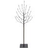 LED Kalėdų medis Juoda 120 cm Plienas 100 LED