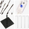 LED Kalėdų medis Juoda 150 cm Plienas 140 LED