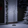 LED Kalėdų medis Juoda 150 cm Plienas 140 LED