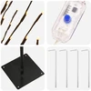 LED Kalėdų medis Juoda 18 x 18 x 150 cm Plienas 140 LED