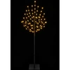 LED Kalėdų medis Juoda 18 x 18 x 150 cm Plienas 140 LED