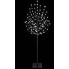 LED Kalėdų medis Juoda 20 x 20 x 180 cm Plienas 160 LED