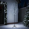 LED Kalėdų medis Juoda 210 cm Plienas 180 LED