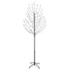 LED Kalėdų medis Juoda 240 cm Plienas 220 LED