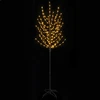 LED Kalėdų medis Juoda 47 x 210 cm Plienas 180 LED