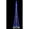 LED Kalėdų medis su 230 LED Mėlyna 51 x 51 x 190 cm metalas