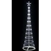 LED Kalėdų medis s stovu Šalta balta 51 x 51 x 190 cm metalas