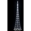 LED Kalėdų medis su 290 LED s stovu Šalta balta 250 cm metalas