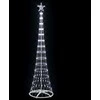 LED Kalėdų medis su 290 LED s stovu Šalta balta 250 cm metalas