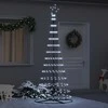 LED Kalėdų medis su 295 LED s stovu Šalta balta 250 cm metalas