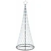 LED Kalėdų medis su 295 LED s stovu Šalta balta 250 cm metalas
