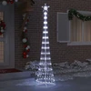 LED Kalėdų medis Šalta balta 250 cm metalas