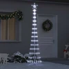 LED Kalėdų medis Šalta balta 250 cm metalas