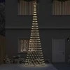 LED Kalėdų medis su 555 LED s stovu Šilta balta 500 cm metalas