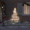 LED Kalėdinė eglutė su žemės kuoleliais Įvairiaspalvis 182 cm