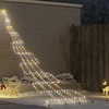 LED Kalėdinė eglutė su žemės kuoleliais Įvairiaspalvis 511 cm