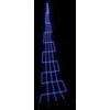 LED Kalėdinė eglutė su žemės kuoleliais Mėlyna 511 cm metalas