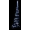LED Kalėdinė eglutė su žemės kuoleliais Šalta balta 511 cm