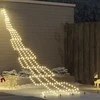 LED Kalėdinė eglutė su žemės kuoleliais Šilta balta 511 cm