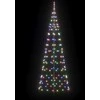 LED Kalėdinė eglutė su žemės kuoleliais Įvairiaspalvis 250 cm