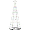 LED Kalėdų medis EKENAS 250 cm 390 LED Įvairių spalvų Plienas