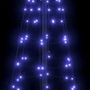 LED Kalėdinė eglutė su žemės kuoleliais Mėlyna 250 cm Geležis