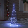 LED Kalėdų medis EKENAS 250 cm 390 LED Mėlyna Plienas Mėlyna