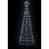LED Kalėdinė eglutė su žemės kuoleliais Šalta balta 250 cm