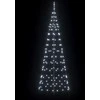LED Kalėdinė eglutė su žemės kuoleliais Šalta balta 250 cm