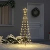 LED Kalėdinė eglutė su žemės kuoleliais Šilta balta 250 cm