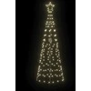 LED Kalėdinė eglutė su žemės kuoleliais Šilta balta 250 cm