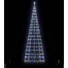 LED Kalėdų medis su 800 LED Įvairiaspalvis 400 cm Geležis