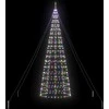LED Kalėdinė eglutė su žemės kuoleliais Įvairiaspalvis 400 cm