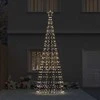 LED Kalėdinė eglutė su žemės kuoleliais Įvairiaspalvis 400 cm