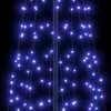 LED Kalėdinė eglutė su žemės kuoleliais Mėlyna 400 cm Geležis