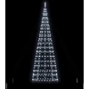 LED Kalėdų medis EKENAS 400 cm 800 LED Šalta balta Plienas