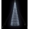LED Kalėdinė eglutė su žemės kuoleliais Šalta balta 400 cm