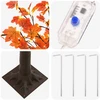 LED klevo Kalėdų eglutė Ruda 22 x 22 x 150 cm Plastmasė 96 LED
